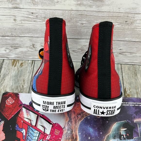 Converse x Transformers Chuck Taylor All Star Autobots Limited Sneaker Size 7.5 - Picture 8 of 16